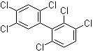structure of CAS# 38380-04-0, 2,2',3,4',5',6-Hexachlorobiphenyl