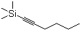 structure of CAS# 3844-94-8, 1-三甲基硅基-1-己炔