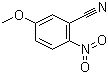 structure of CAS# 38469-84-0, 2-硝基-5-甲氧基苯腈