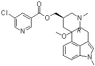 CAS 登录号：38536-28-6, 尼麦角林杂质 A
