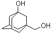 structure of CAS# 38584-37-1, 3-羟基-1-金刚烷甲醇