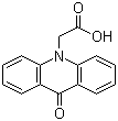 structure of CAS# 38609-97-1, 吖啶酮乙酸