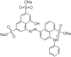 CAS 登录号：3861-73-2, 酸性蓝 92, 酸性藏蓝 R