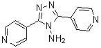structure of CAS# 38634-05-8, 4-氨基-3,5-二(4-吡啶基)-1,2,4-三唑