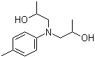 structure of CAS# 38668-48-3, 1,1'-[(4-甲基苯基)亚氨基]二-2-丙醇