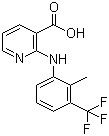structure of CAS# 38677-85-9, Flunixin