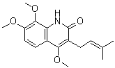 structure of CAS# 38695-41-9, Preskimmianine