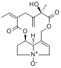 structure of CAS# 38710-26-8, 千里光非灵 N-氧化物