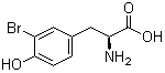 structure of CAS# 38739-13-8, 3-Bromo-L-tyrosine