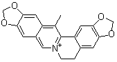 CAS # 38763-29-0, Worenine, 5,6-Dihydro-14-methyl-bis[1,3]benzodioxolo[5,6-a:5',6'-g]quinolizinium