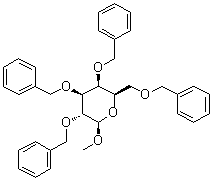 CAS 登录号：3879-79-6, 甲基 2,3,4,6-四-O-苄基-beta-D-吡喃半乳糖苷