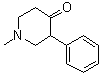 structure of CAS# 3881-28-5, 1-甲基-3-苯基-4-哌啶酮