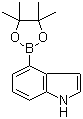 structure of CAS# 388116-27-6, 4-吲哚硼酸频那醇酯