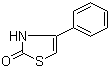 structure of CAS# 3884-31-9, 4-苯基噻唑啉-2-酮