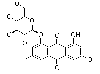 CAS 登录号：38840-23-2, 大黄素-1-O-葡萄糖苷
