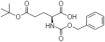 CAS 登录号：3886-08-6, N-苄氧羰基-L-谷氨酸 5-叔丁酯