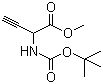 CAS 登录号：389599-84-2, 2-[叔丁氧羰基]氨基]-3-丁炔酸甲酯