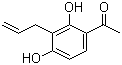 structure of CAS# 38987-00-7, 1-(3-烯丙基-2,4-二羟基苯基)乙酮