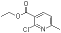 structure of CAS# 39073-14-8, 2-氯-6-甲基烟酸乙酯