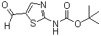 structure of CAS# 391668-77-2, 2-(叔丁氧羰基氨基)噻唑-5-甲醛