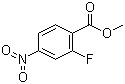 structure of CAS# 392-09-6, 2-氟-4-硝基苯甲酸甲酯