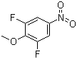 structure of CAS# 392-25-6, 2,6-二氟-4-硝基苯甲醚
