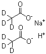 structure of CAS# 39230-37-0, 二(三氘乙酸)氢钠盐