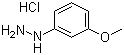 CAS 登录号：39232-91-2, 3-甲氧基苯肼盐酸