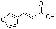 CAS # 39244-10-5, 3-(3-Furanyl)-2-propenoic acid, 3-(3-Furyl)acrylic acid, 3-Furylacrylic acid