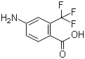 structure of CAS# 393-06-6, 4-氨基-2-三氟甲基苯甲酸