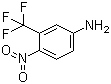 structure of CAS# 393-11-3, 5-氨基-2-硝基三氟甲苯
