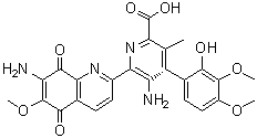 CAS 登录号：3930-19-6, 棕霉素
