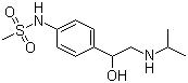 CAS 登录号：3930-20-9, 索他洛尔, 4'-(1-羟基-2-异丙胺乙基)甲磺酰苯胺