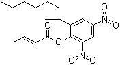 CAS 登录号：39300-45-3, 敌螨普, 2-异辛基-4,6-二硝基苯基 2-丁烯酸酯