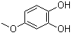 CAS # 3934-97-2, 4-Methoxypyrocatechol, 4-Methoxycatechol, 4-Methoxypyrocatechol, p-Methoxycatechol, 2-Hydroxy-4-methoxyphenol