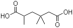 CAS # 3937-59-5, 2,4,4-Trimethyladipic acid, 2,4,4-Trimethylhexanedioic acid