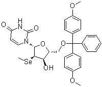 CAS # 393802-82-9, 5'-O-[Bis(4-methoxyphenyl)phenylmethyl]-2'-Se-methyl-2'-selenouridine