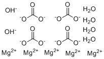 structure of CAS# 39409-82-0, 碱式碳酸镁