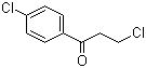 structure of CAS# 3946-29-0, 3,4'-Dichloropropiophenone