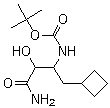 structure of CAS# 394735-22-9, tert-Butyl 4-amino-1-cyclobutyl-3,4-dioxobutan-2-ylcarbamate