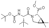 CAS # 394735-26-3, (1R,2S,5S)-3-[(2S)-2-[[(1,1-Dimethylethoxy)carbonyl]amino]-3,3-dimethyl-1-oxobutyl]-6,6-dimethyl-3-azabicyclo[3.1.0]hexane-2-carboxylic acid methyl ester