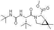 CAS # 394735-27-4, (1R,2S,5S)-3-[(2S)-2-[[[(1,1-Dimethylethyl)amino]carbonyl]amino]-3,3-dimethyl-1-oxobutyl]-6,6-dimethyl-3-azabicyclo[3.1.0]hexane-2-carboxylic acid methyl ester