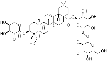 structure of CAS# 39524-08-8, Akebia saponin D