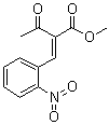 structure of CAS# 39562-27-1, 2-(2'-硝基苄亚基)乙酰乙酸甲酯