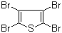 四溴噻吩分子结构 (CAS 3958-03-0)