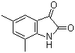 structure of CAS# 39603-24-2, 5,7-二甲基-1H-吲哚-2,3-二酮