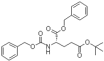 CAS # 3967-18-8, N-[(Phenylmethoxy)carbonyl]-L-glutamic acid 5-(1,1-dimethylethyl) 1-(phenylmethyl) ester
