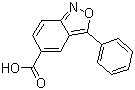 structure of CAS# 39695-71-1, 3-苯基苯并[c]异恶唑-5-甲酸