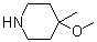 structure of CAS# 3970-72-7, 4-甲氧基-4-甲基哌啶
