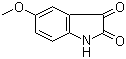 CAS 登录号：39755-95-8, 5-甲氧基靛红, 5-甲氧基-1H-吲哚-2,3-二酮